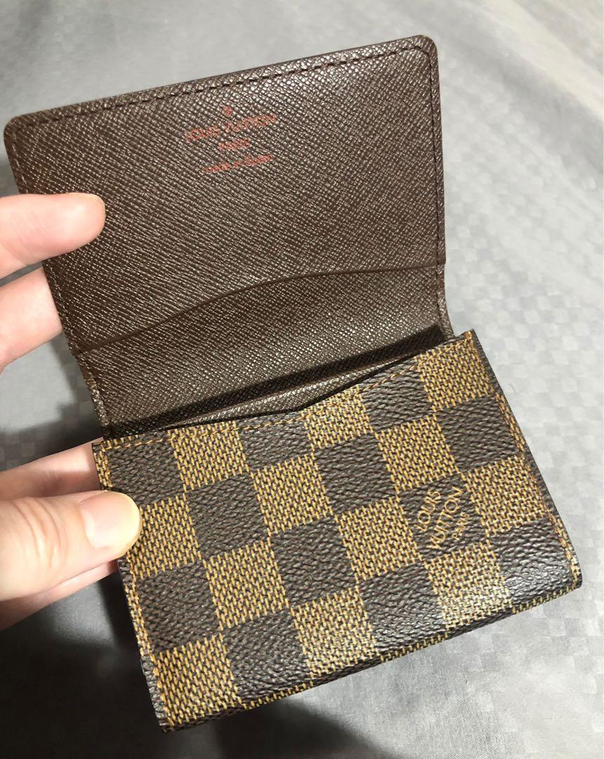Louis Vuitton Damier Ebene Cartes de Visite Card Wallet – For The Love of  Luxury