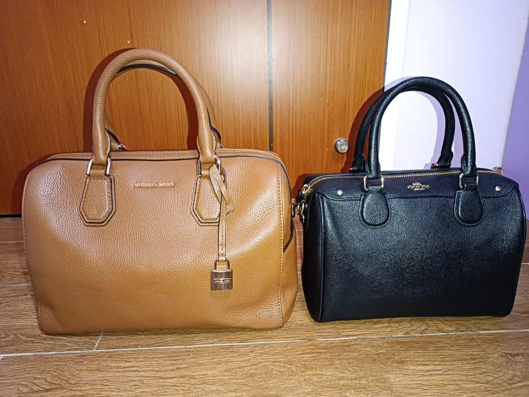Authentic Michael Kors Brown Medium Mercer Duffel Women s Fashion