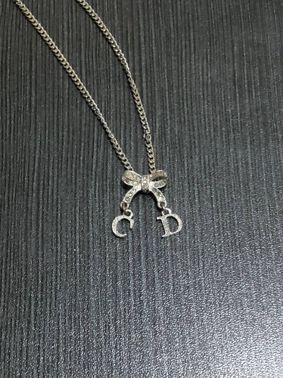 Dior sale ribbon necklace