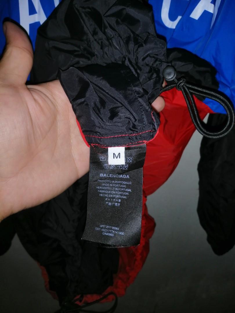 balenciaga windbreaker jcole jacket