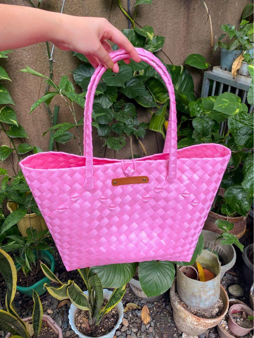 Bayongciaga pastel pink bag, Luxury, Bags & Wallets on Carousell
