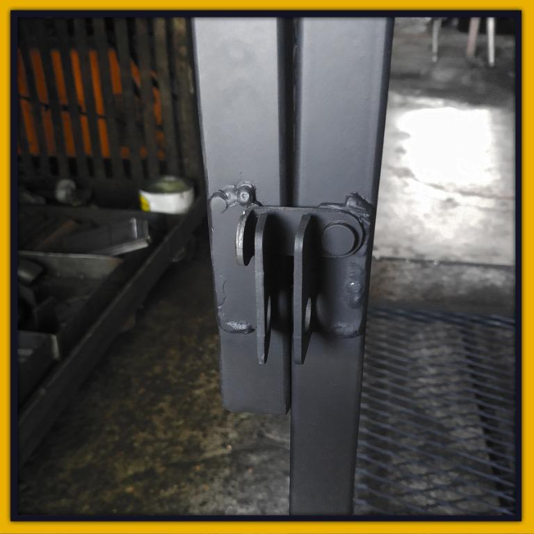 BBQ Pit Steel Drum BBQ Drum Tong Drum BBQ Full Set Size 50L With Cover And Rectangle Stand