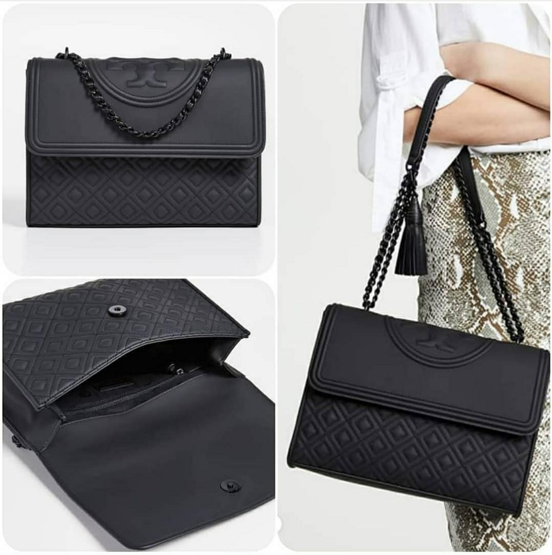 BN Tory Burch Fleming Convertible Shoulder Bag Matte
