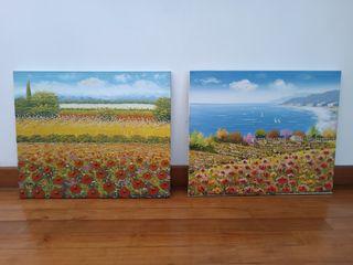 Bright, Cheerful Acrylic Painting
