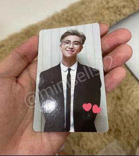 Bts photocard namjoon rm memo 2018 dvd pc