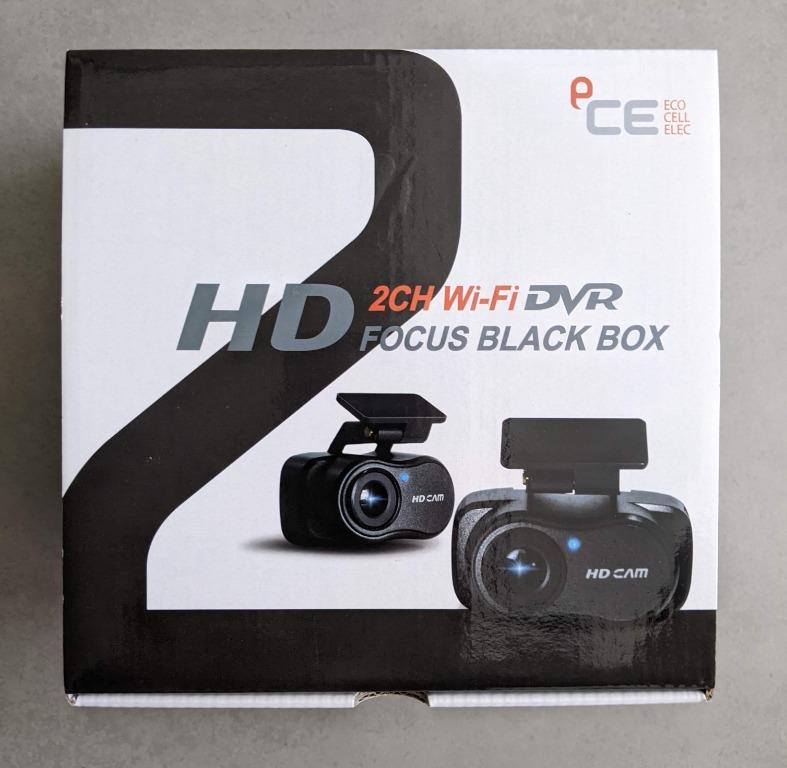 Car Video Cam ECELL 2CH wifi DVR Focus Black Box, Car Accessories