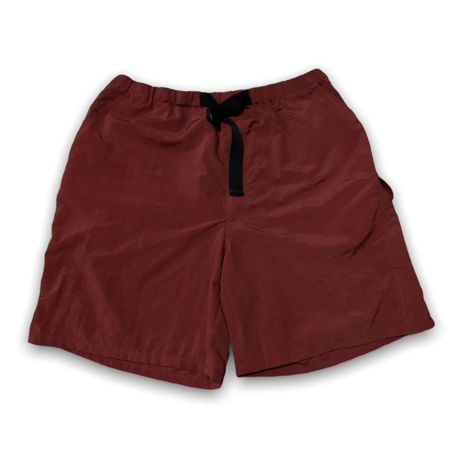 cargo trekking shorts in a bag