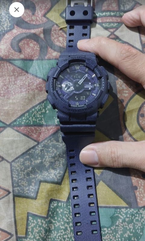 Casio G shock denim limited edition Men s Fashion Watches