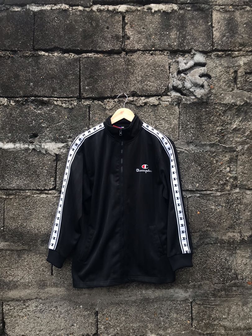Champion side tape discount hoodie