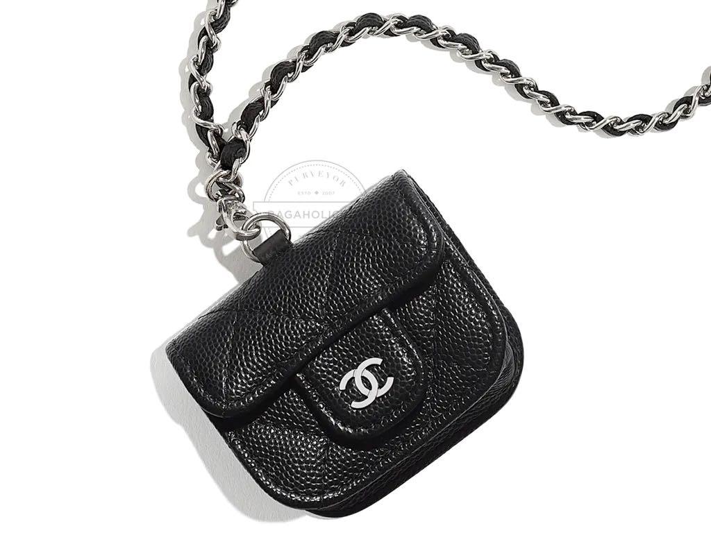 Chanel Airpods Case Necklace, Women's Fashion, Bags & Wallets, Purses &  Pouches on Carousell