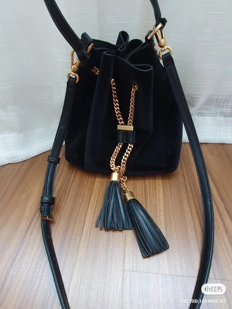 Charles and hotsell keith velvet bag