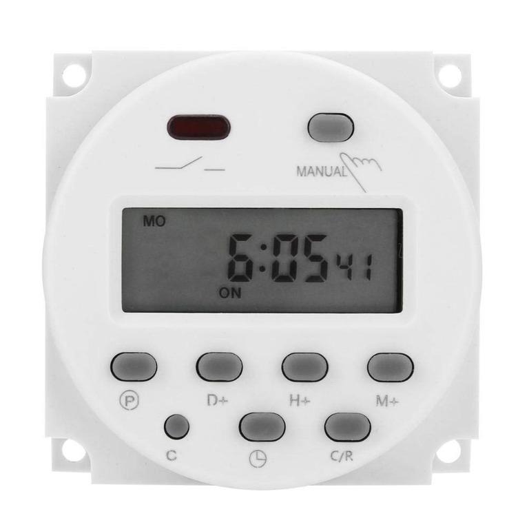 CN101A DC 12V Mini Digital LCD Power Programmable Timer Relay Time ...