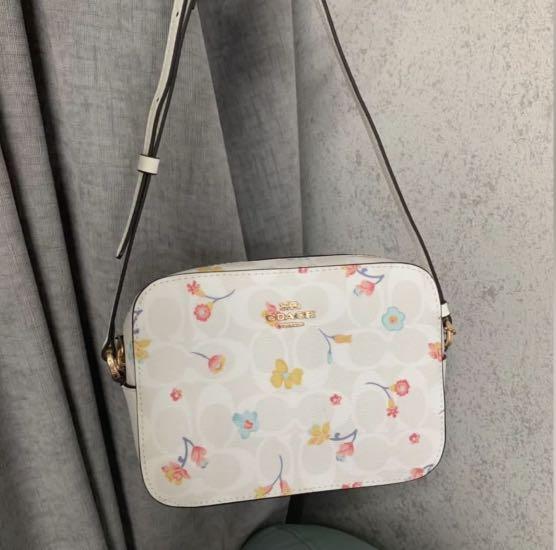 Coach floral sling bag discount