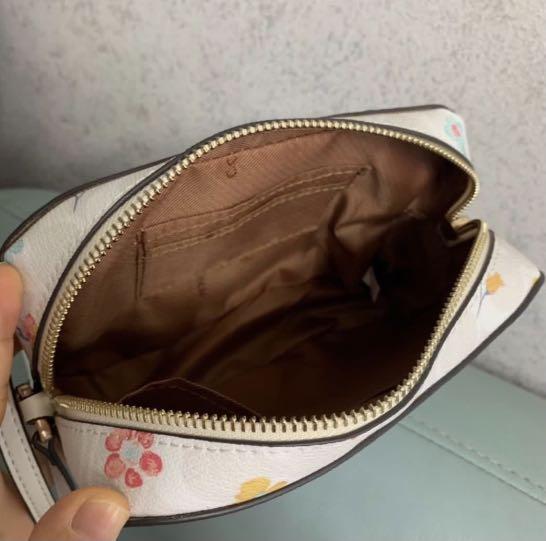Coach Floral Print Camera Sling Bag Women s Fashion Bags Wallets Cross body Bags on Carousell