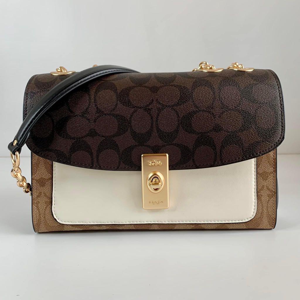 Coach Lane Shoulder Bag in Signature, Women's Fashion, Bags & Wallets