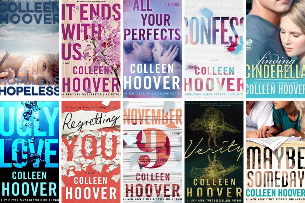 Colleen Hoover Book Bundle (It Ends With Us, November 9, Ugly Love, Verity)