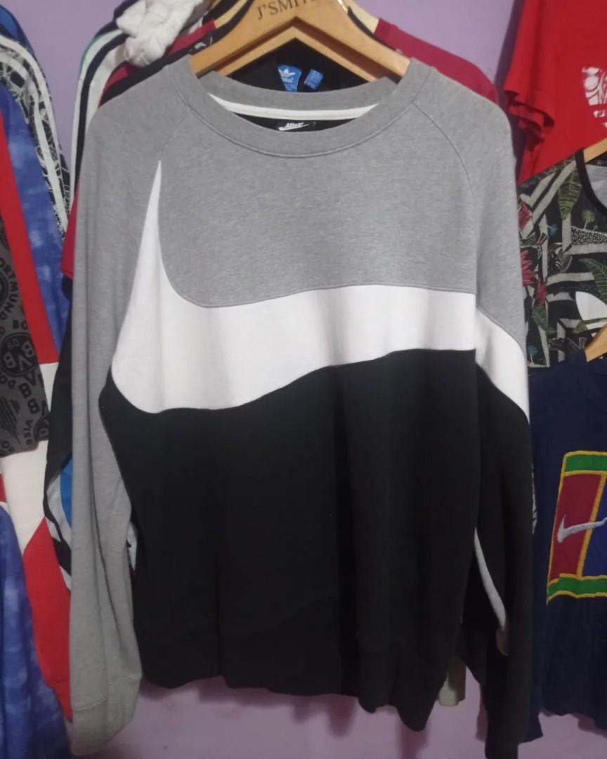 Nike big swoosh crewneck top