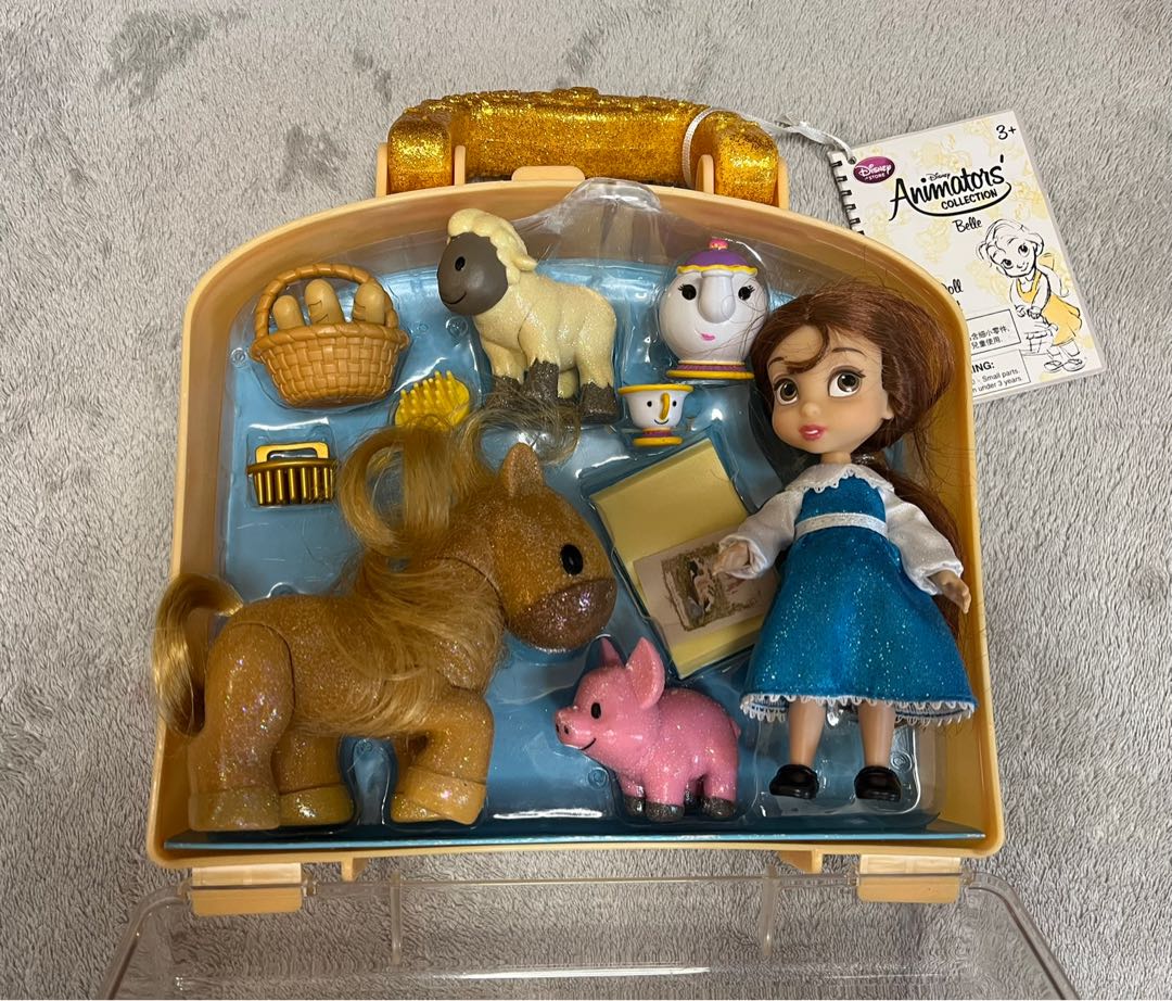 Disney Animator’s collection Belle Mini Doll Playset, 興趣及遊戲, 玩具 & 遊戲類 Carousell