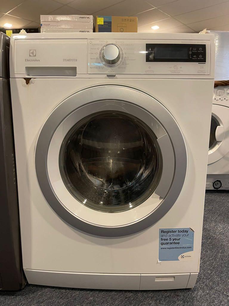 Electrolux EWF1497HDW 9KG Front Load Washing Machine, TV & Home