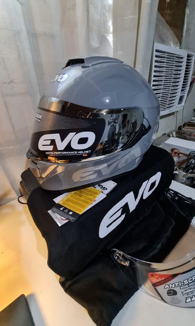 EVO helmet GT pro cool gray size XL 
