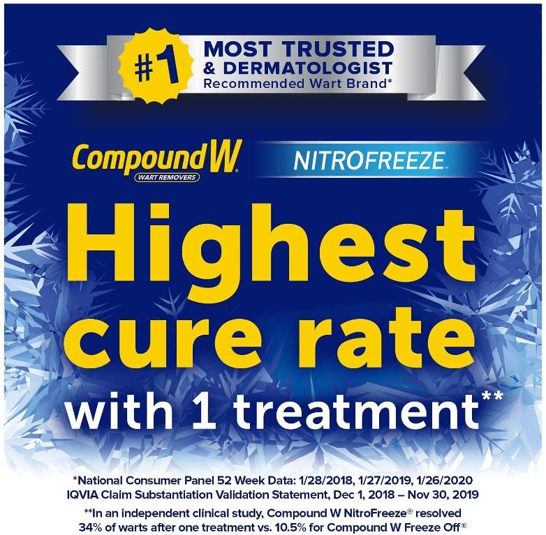 (Free Delivery) Compound W Nitrofreeze Nitrous Oxide Wart Removal Wart