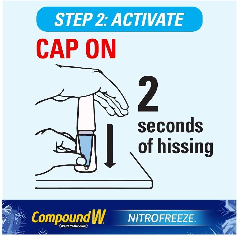 (Free Delivery) Compound W Nitrofreeze Nitrous Oxide Wart Removal Wart