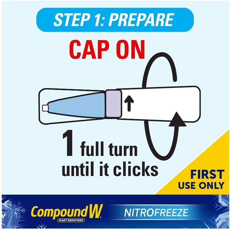 (Free Delivery) Compound W Nitrofreeze Nitrous Oxide Wart Removal Wart
