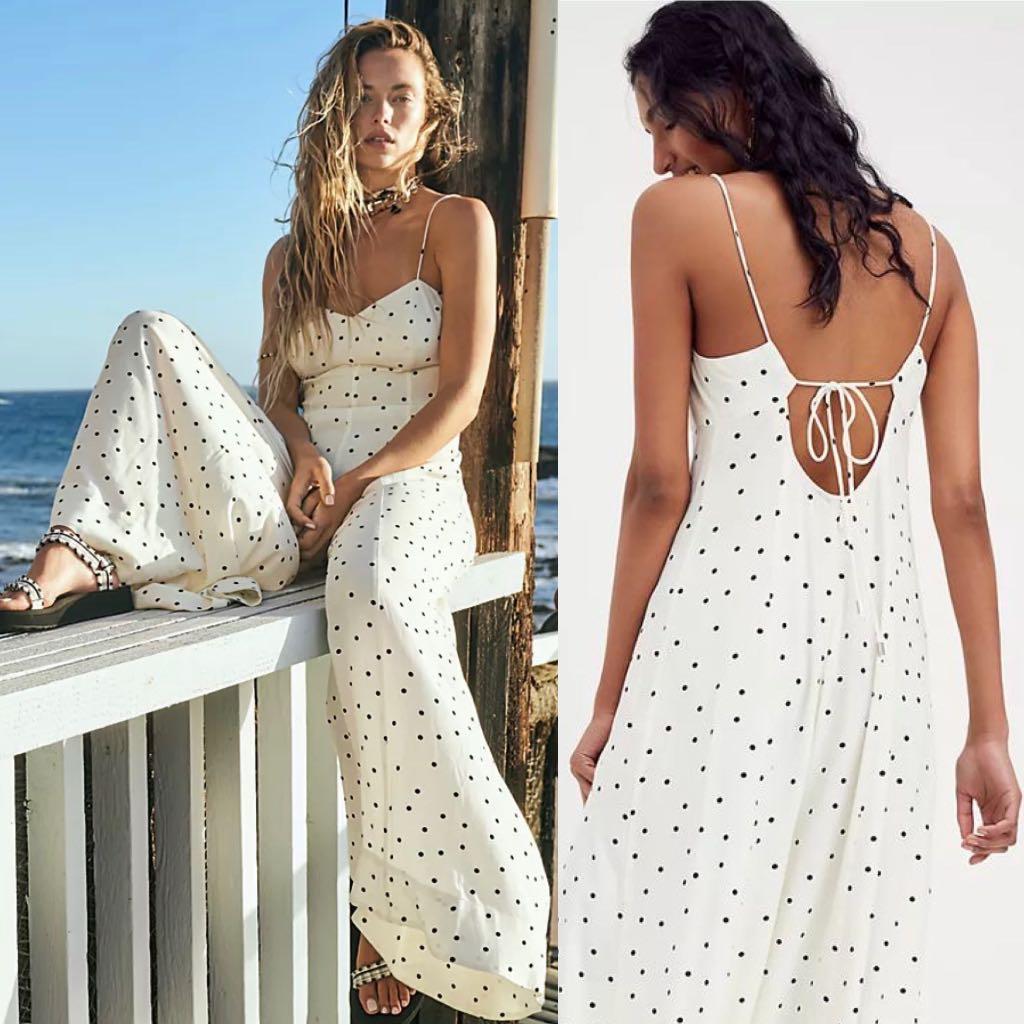 free people polka dot jumpsuit