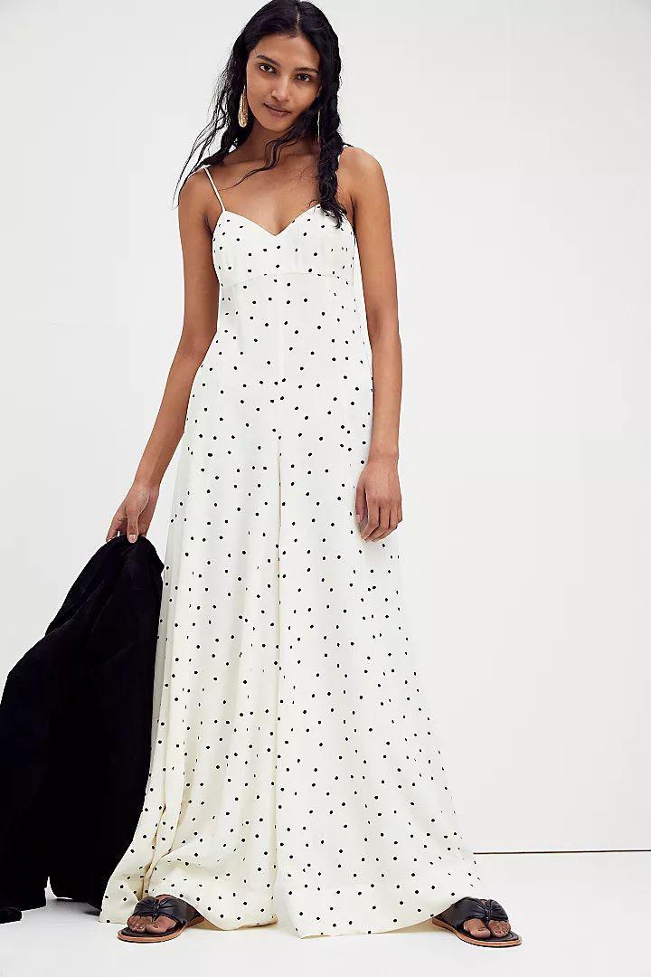 free people polka dot jumpsuit