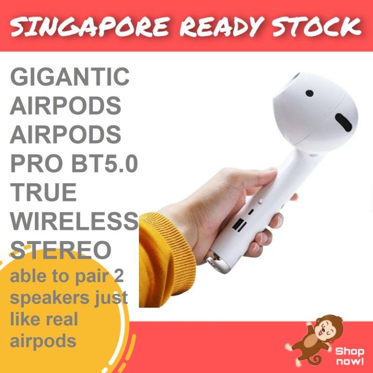 Giant bluetooth airpod speaker best sale