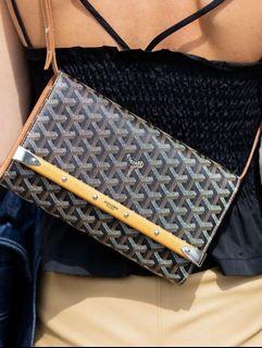 Goyard Monte Carlo Clutch with strap