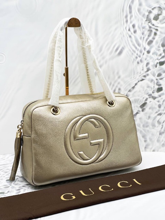 Gucci soho leather clearance chain crossbody bag