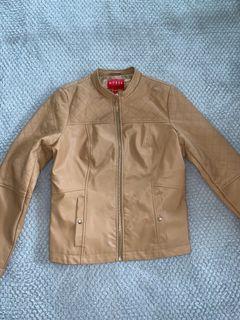 Guess Quilted Leather Jacket L