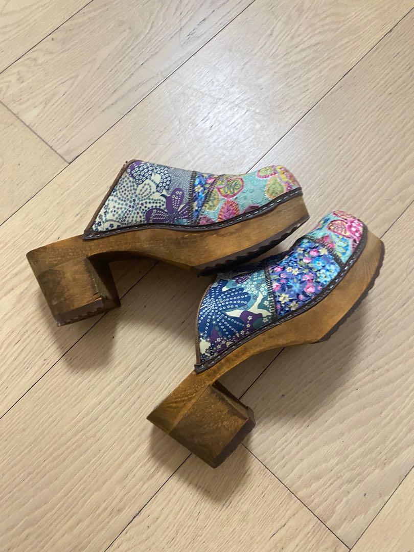 Patchwork clogs hotsell