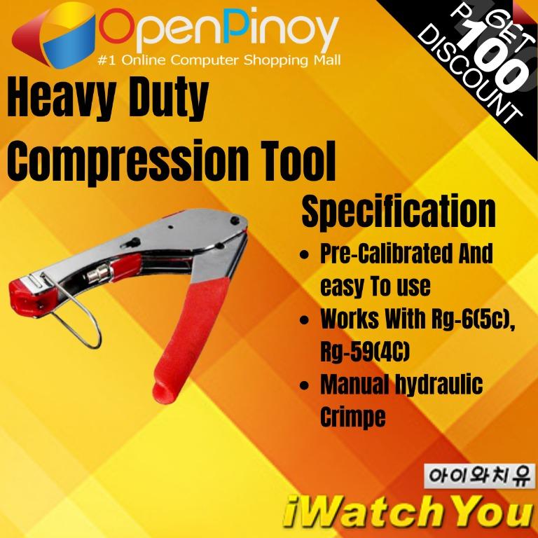 Heavy Duty Compression Tools, Furniture & Home Living, Security & Locks ...