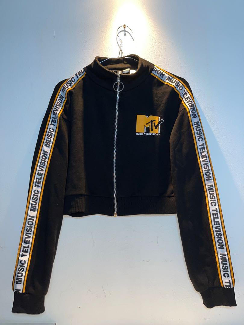 H\u0026M Cropped Sweatshirt MTV size XS 