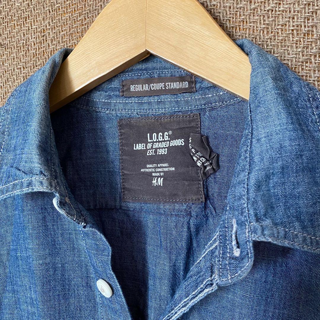 H\u0026M Denim Shirt Man, Fesyen Pria 