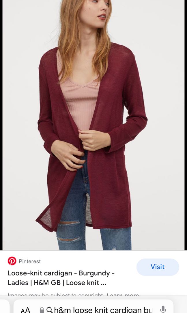 Long cardigan hm sale
