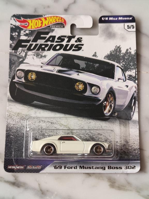 Hot Wheels Fast and Furious III 69 Ford Mustang Boss 302 1-4 Mile Muscle 