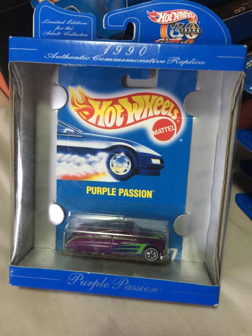 1990 Hot Wheels Purple Passion 87 30th Anniversary Limited Edition Hobbies And Toys Toys 5967