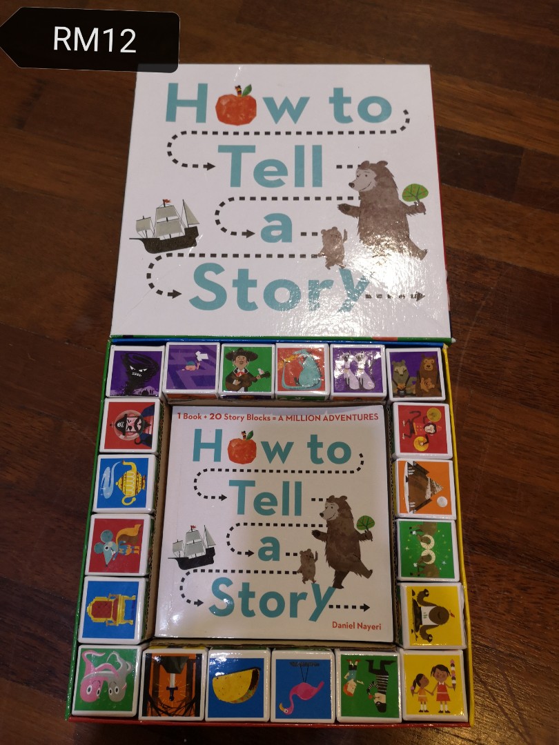 How to tell a story block game, Hobbies & Toys, Toys & Games on Carousell