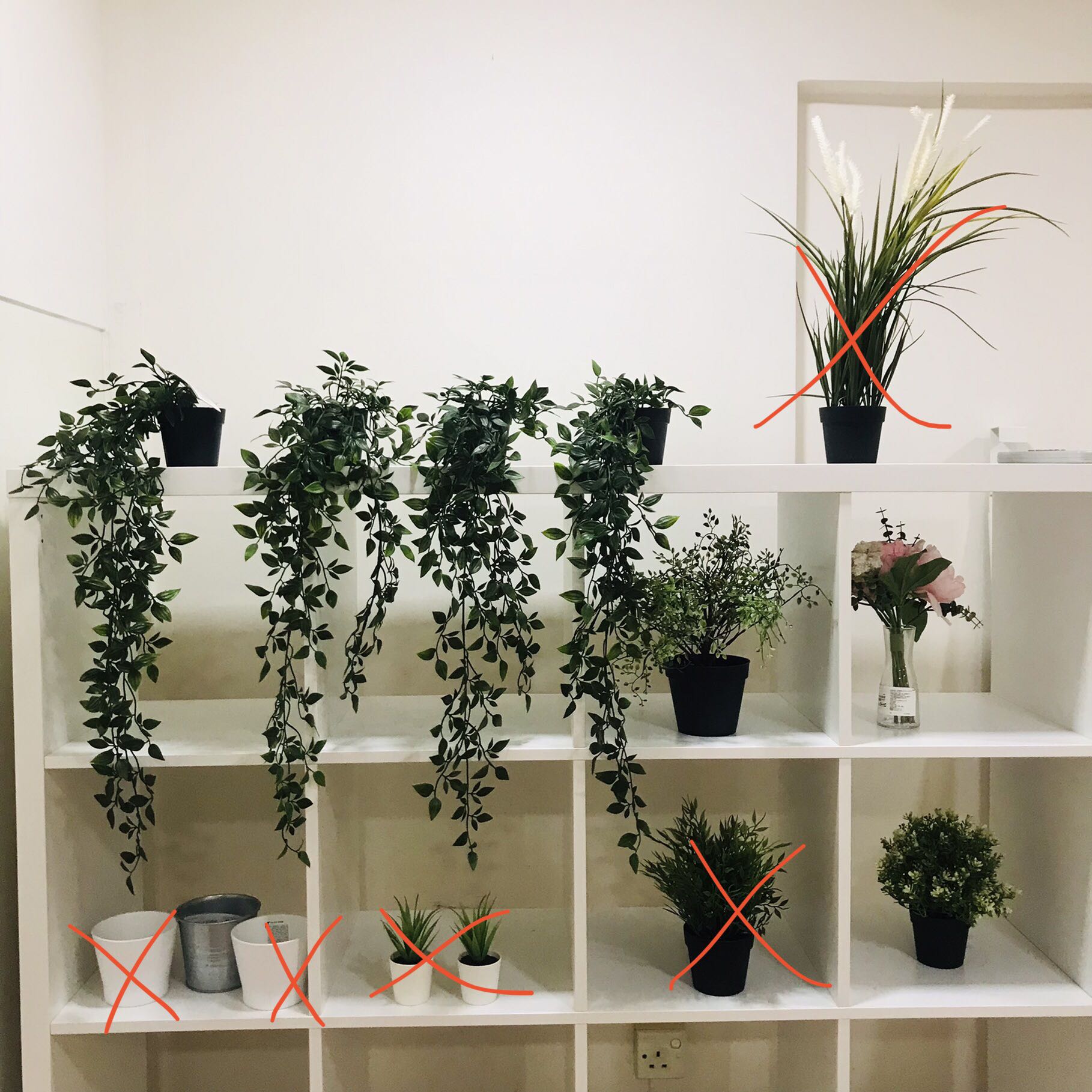 Ikea Artificial Plants / Ikea flower pots, Furniture & Home Living