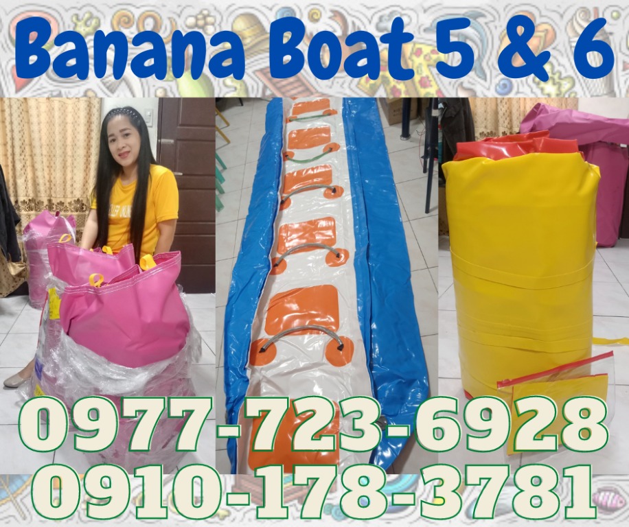 Inflatable Banana Boat Water Sport Equipment 5 seater 6 seater, Sports