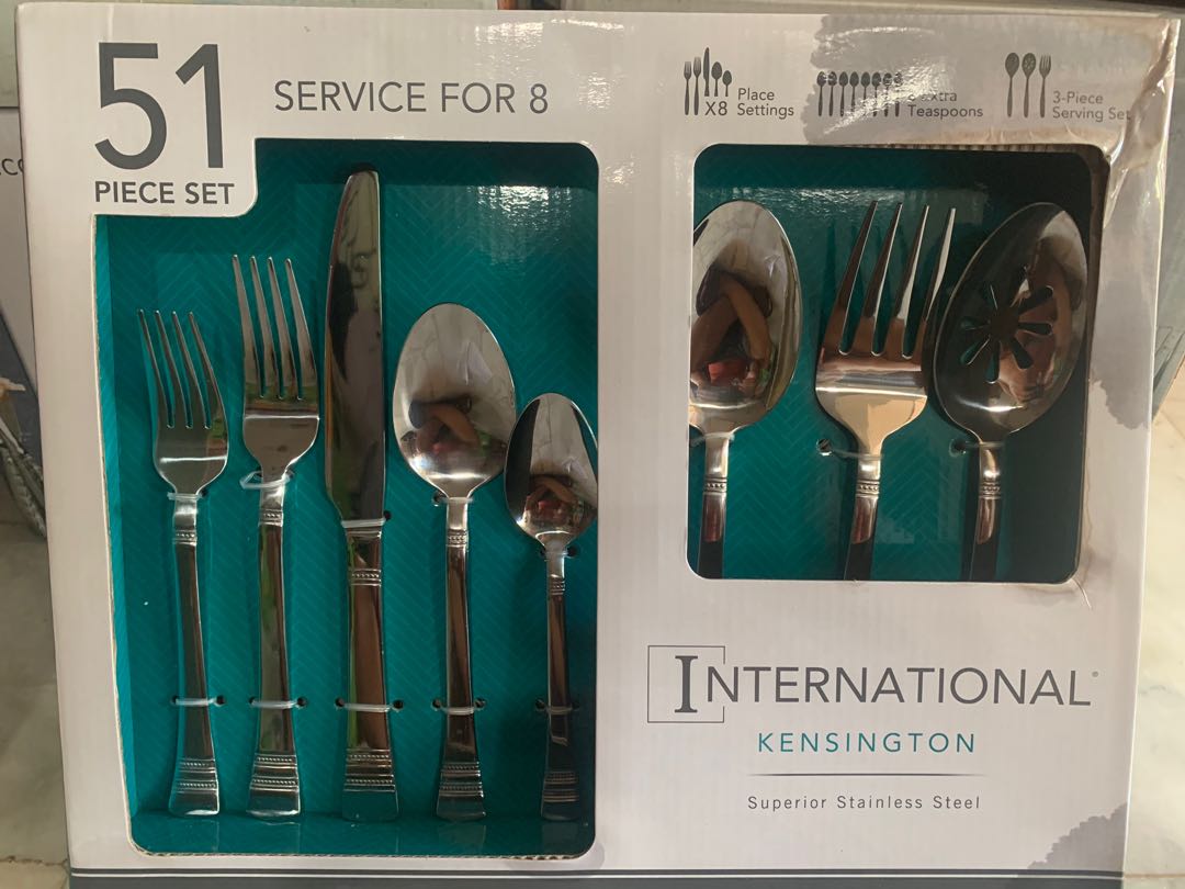 International Kensington 51 piece set tableware Furniture Home Living Kitchenware Tableware Dinnerware Cutlery on Carousell