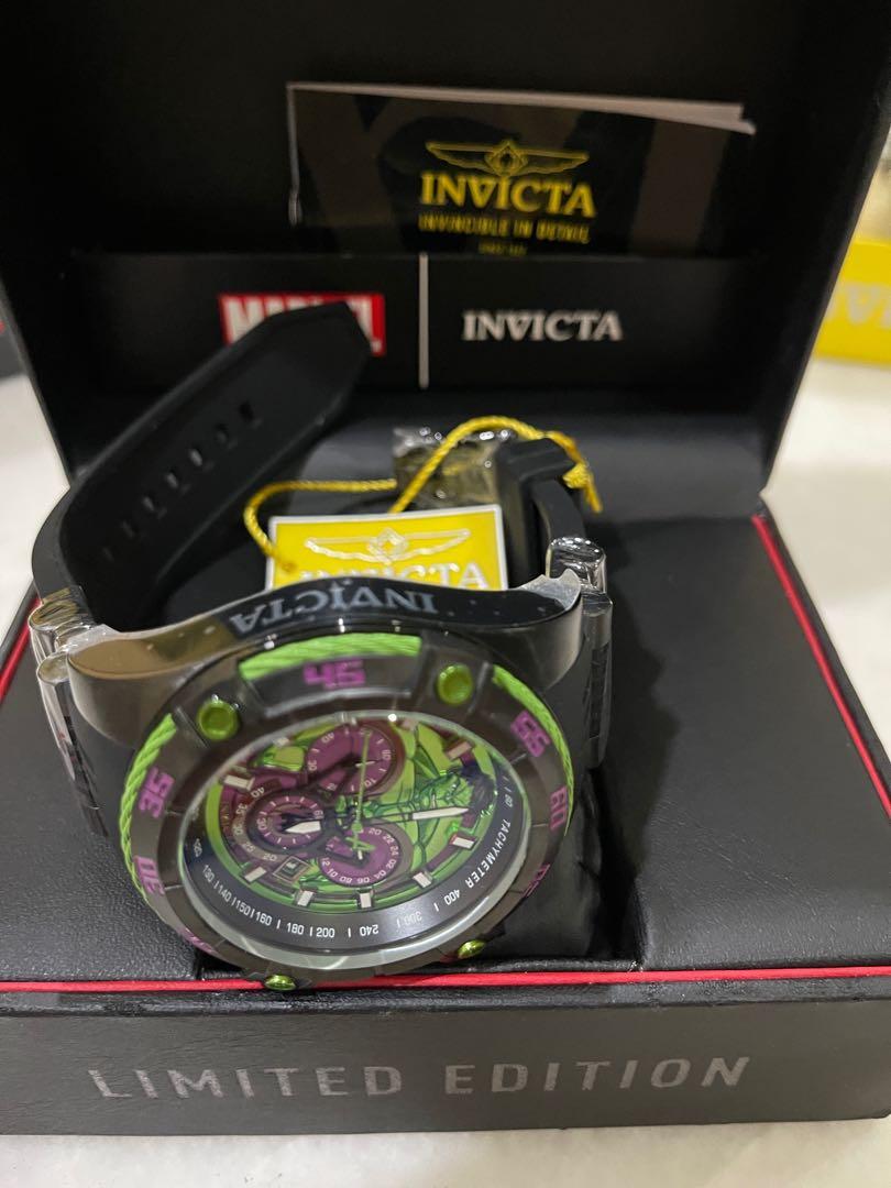 Invicta marvel limited edition best sale the hulk men's watch