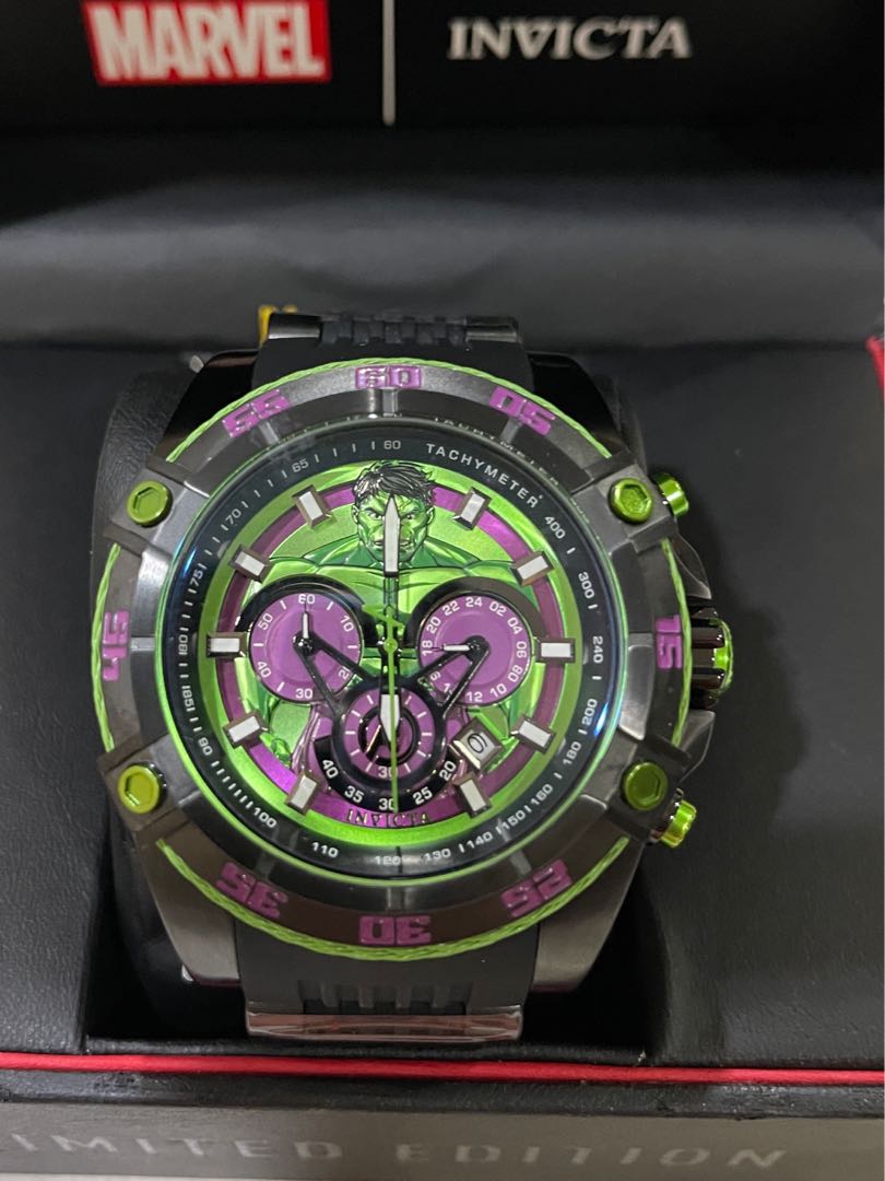 Invicta Marvel Hulk limited Edition watch Men s Fashion Watches