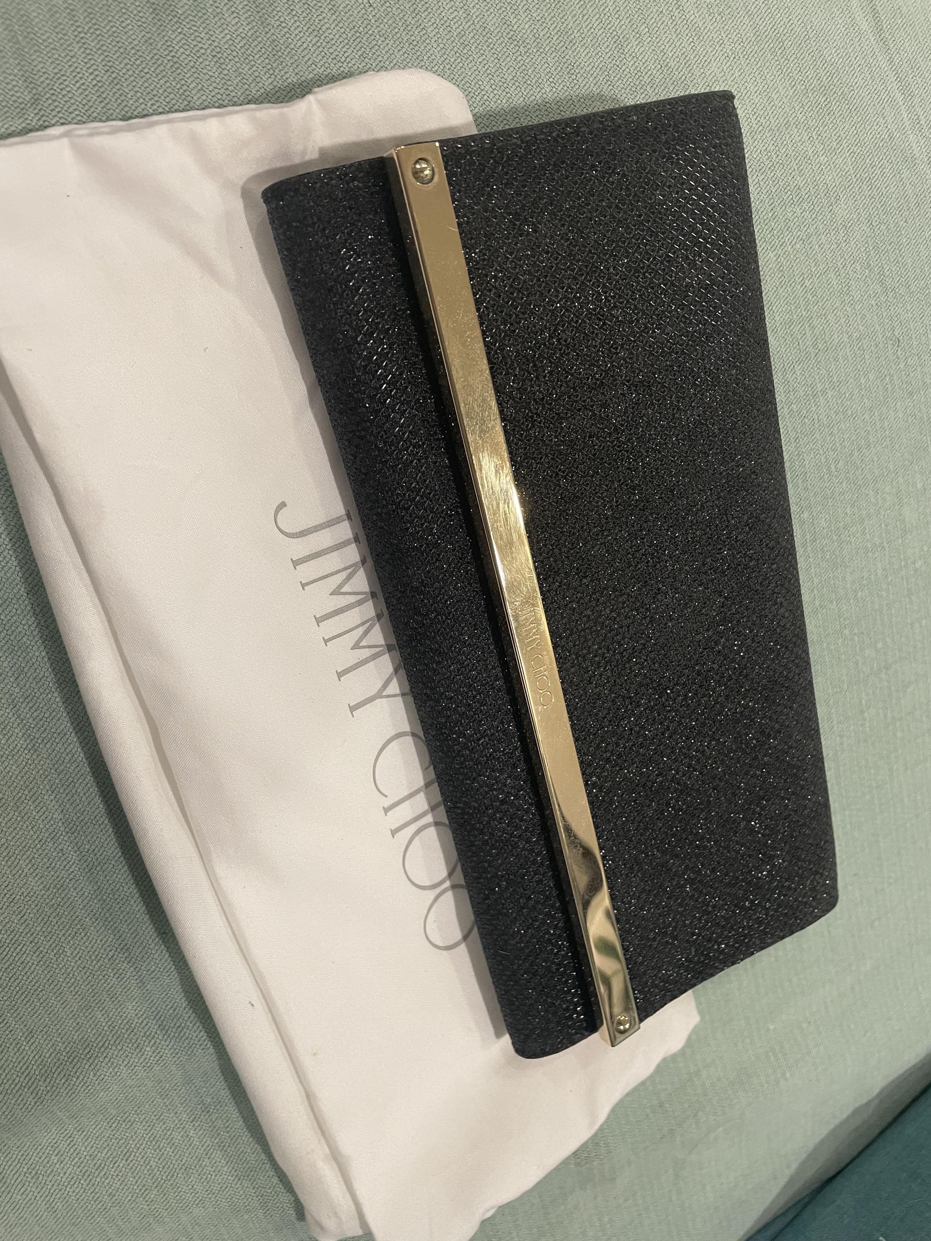 Jimmy Choo Wallet on Chain Sling Bag, Women's Fashion, Bags & Wallets