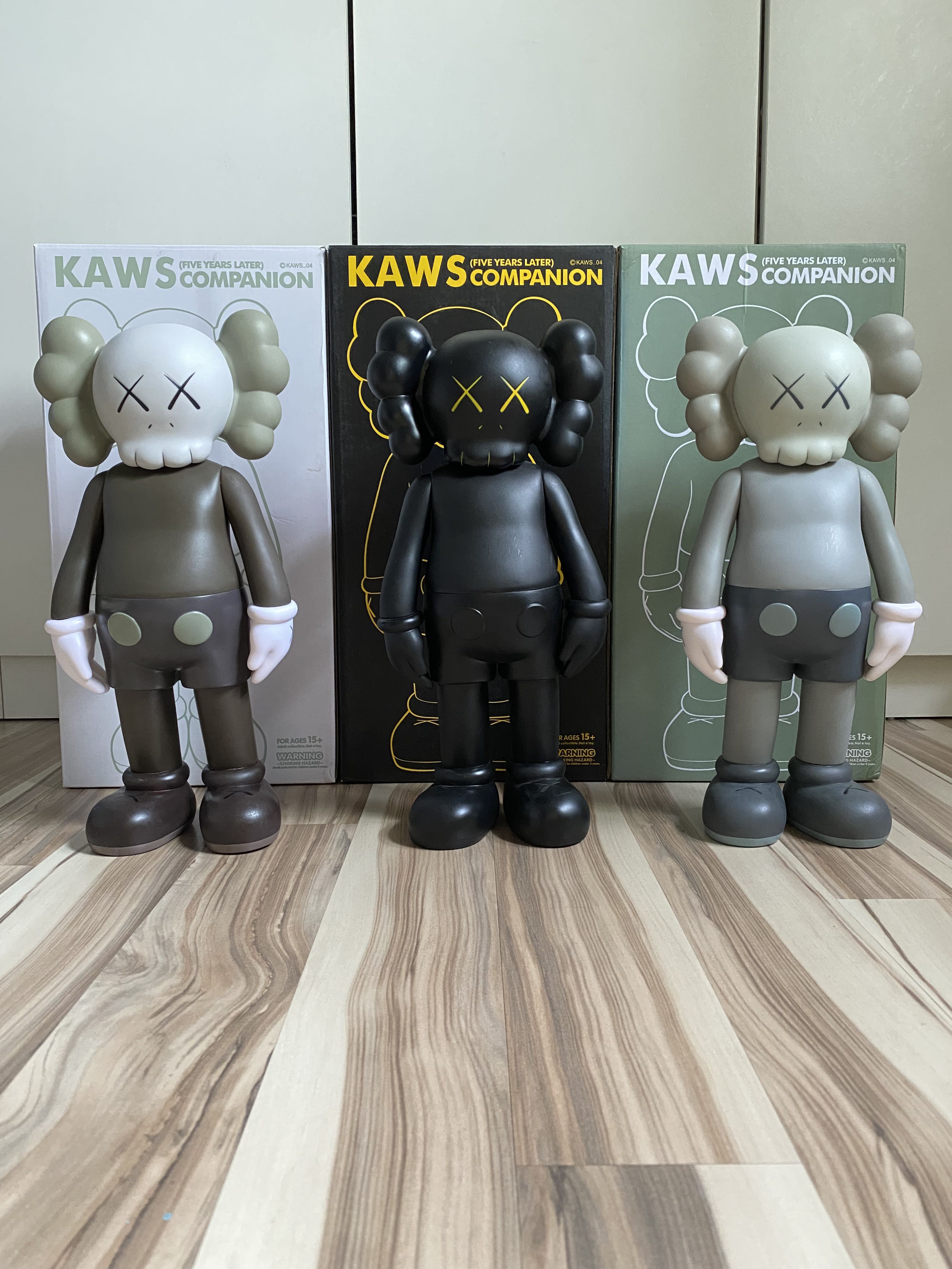 Kaws Companion Figurine Doll Five Years Later OriginalFake Medicom 