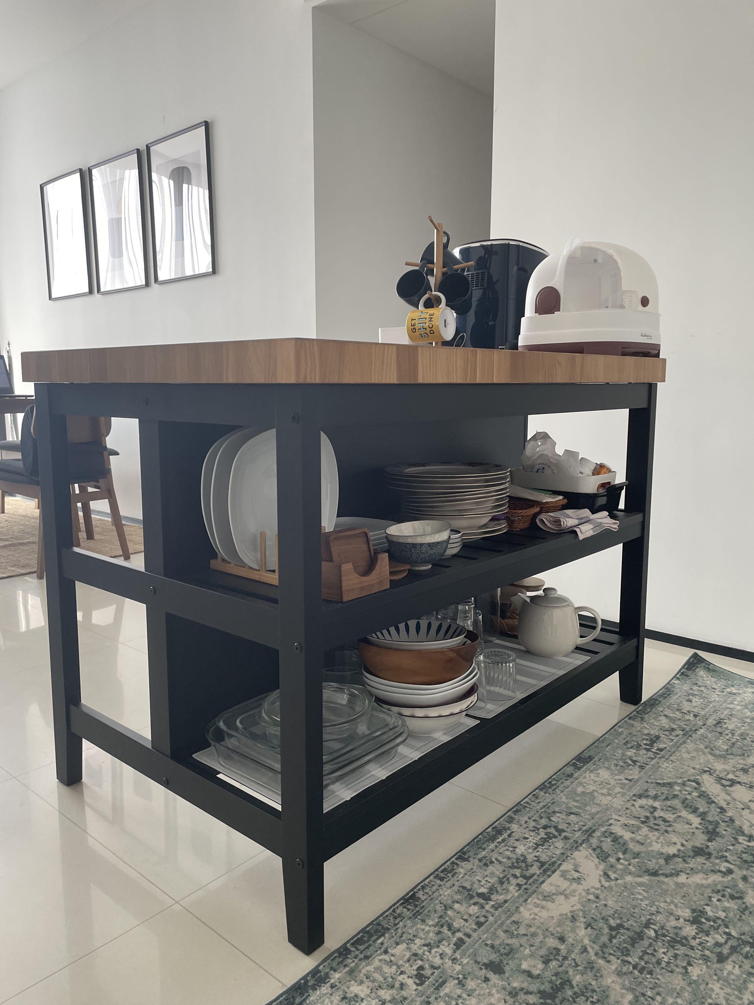 Kitchen island IKEA Vadholma, Furniture & Home Living, Furniture