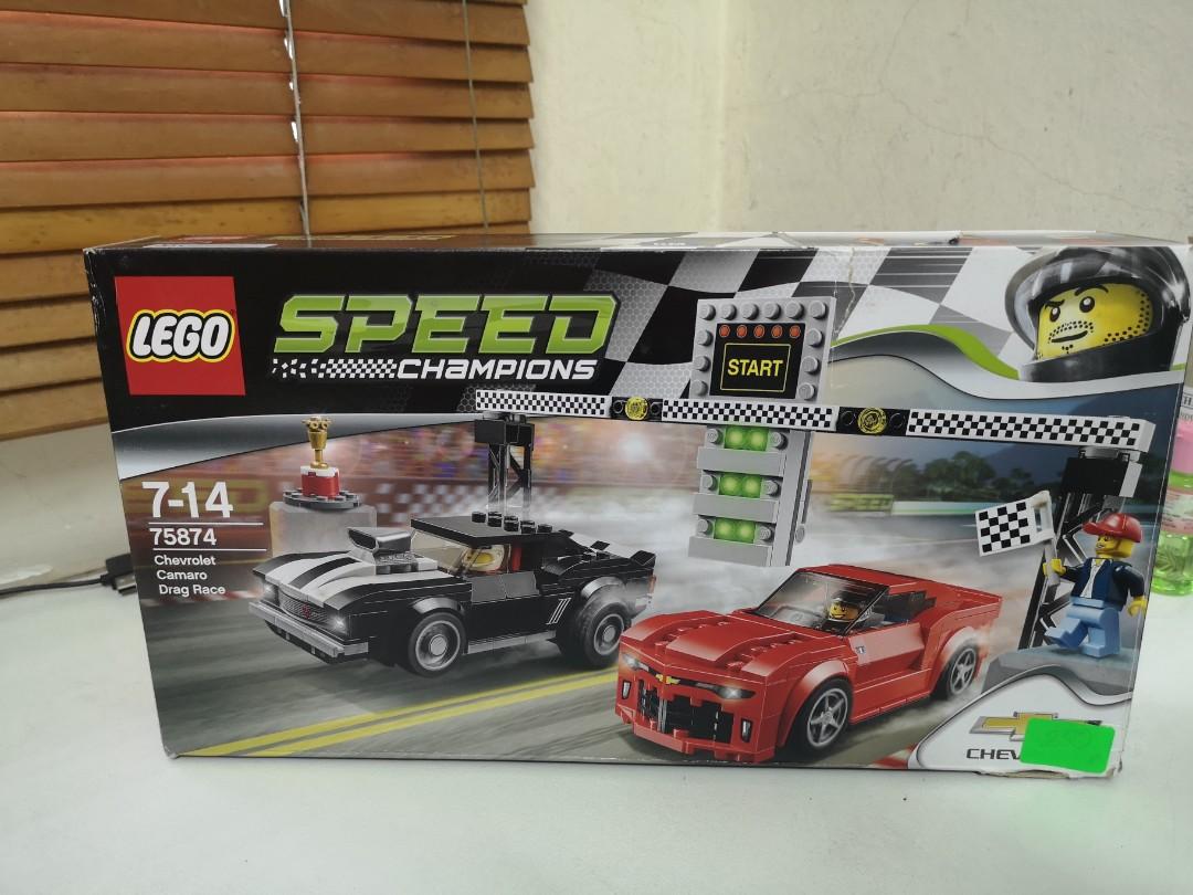 Lego speed champions 75874 chevrolet camaro drag race, Hobbies & Toys, Toys  & Games on Carousell